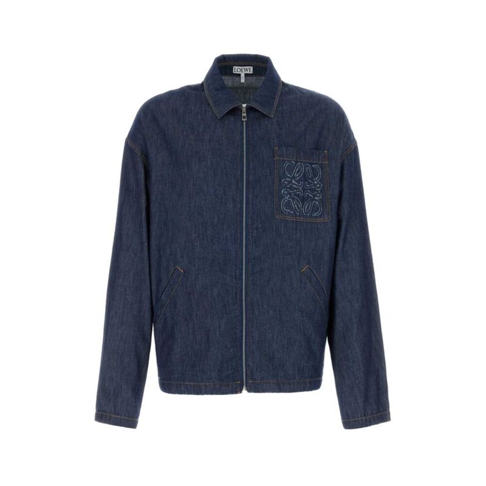 Loewe Men Blue Denim Jacket
